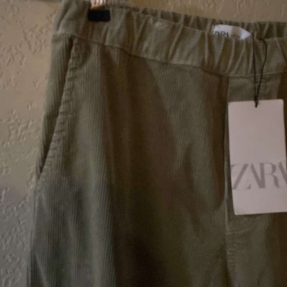 zara corduroy  wide leg pants - Picture 6 of 6